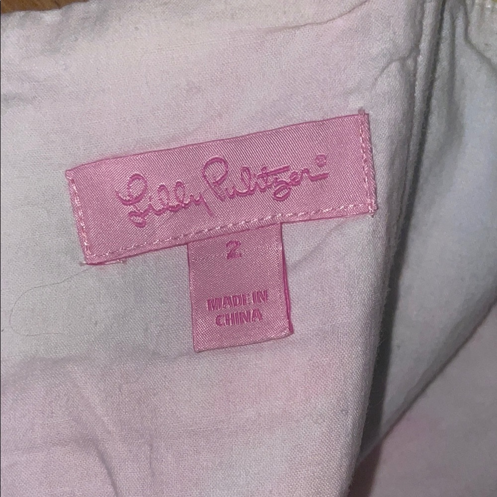 Lilly Pulitzer Pink and Blue Halter Sundress Resort Wear - Picture 7 of 7